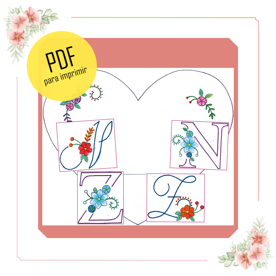 letras en corazón para mamá N-Z imagen destacada