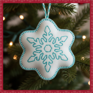 Patrón de Colgante Copito de Nieve (GRATIS)