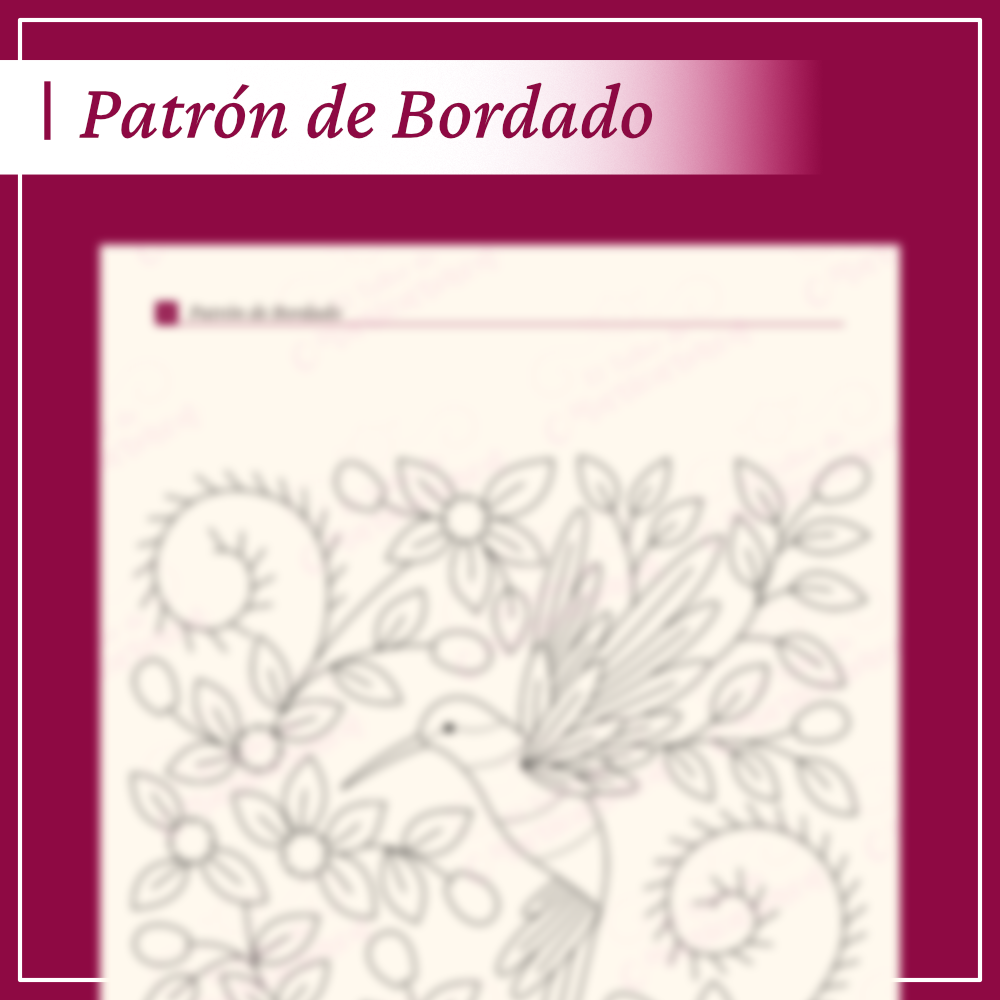 7 patrón de bordado