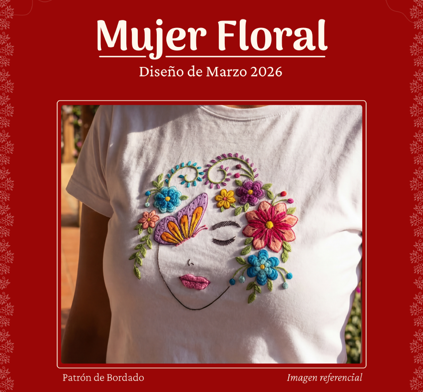 Patrón de Mujer Floral 2026